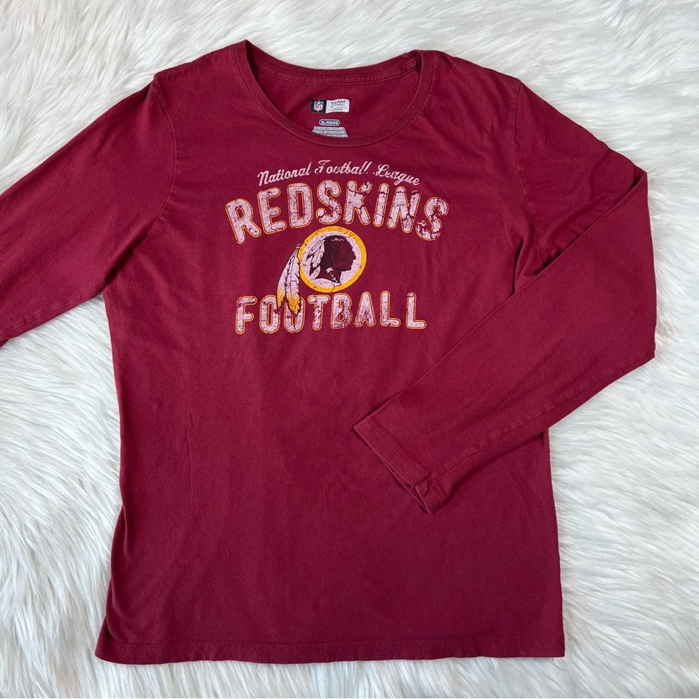 Throwback Washington Redskins‎ (Commanders) Long Sleeve Shirt
